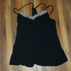 Black tank top